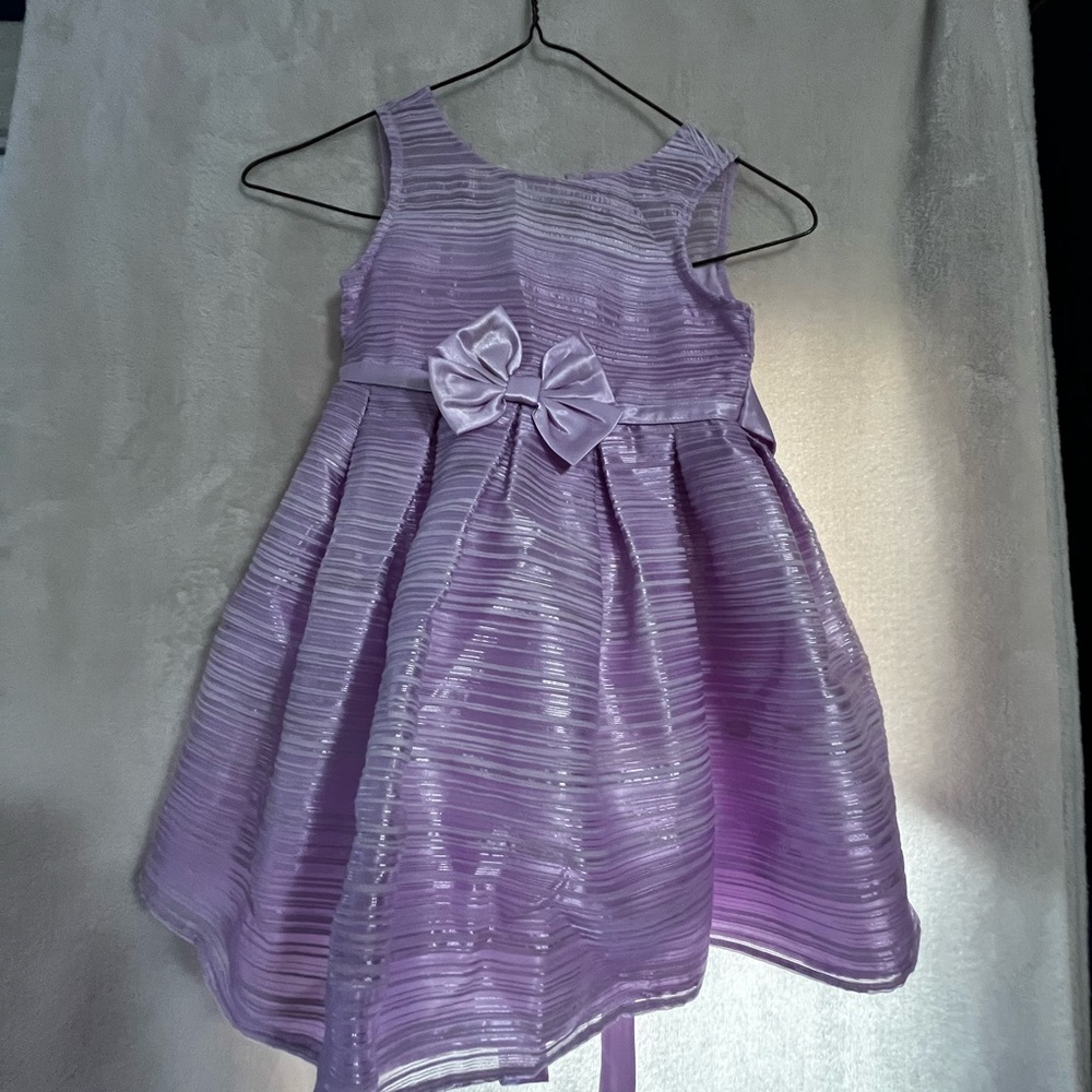 🏷️ 3/$40 🏷️ Jona Michelle Lavender Sleeveless Kids Dress with Bow